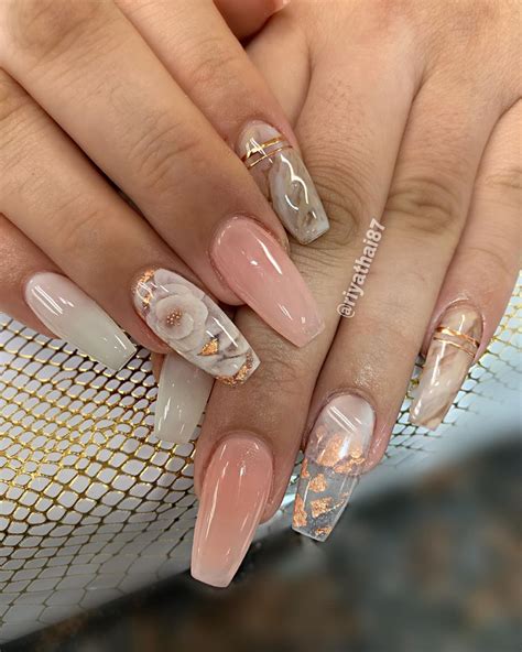 nail designs for short coffin nails